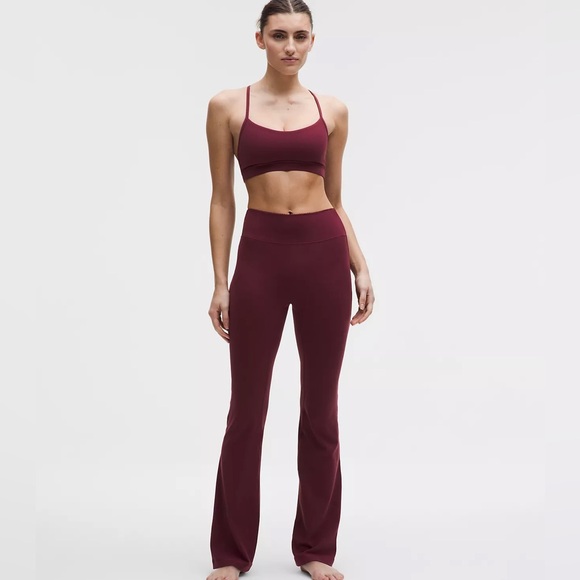 lululemon athletica Pants - Lululemon Groove No Line Flared Pant Heart